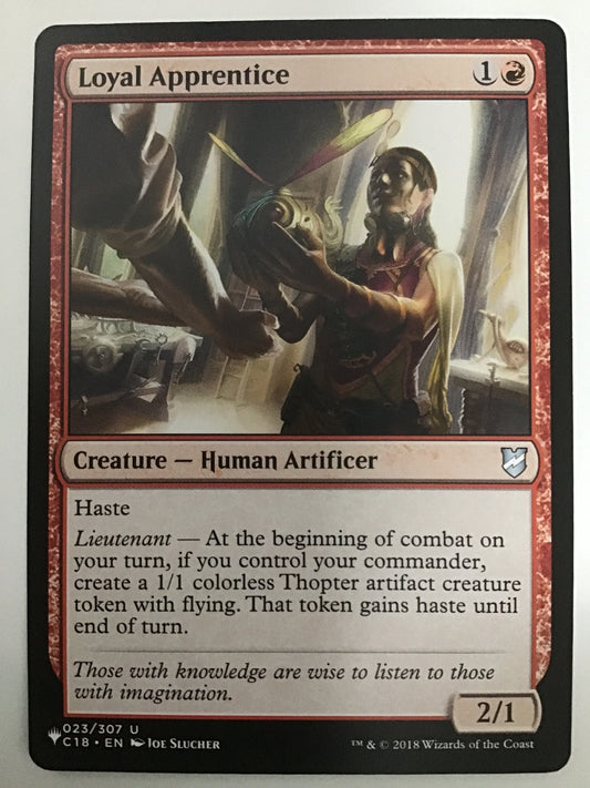 [EN] 忠実な弟子/ﾁｭｳｼﾞﾂﾅﾃﾞｼ/Loyal Apprentice- C18 023/307/LIST-023