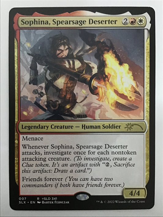 [EN] Sophina, Spearsage Deserter/Sophina, Spearsage Deserter- SLX 007