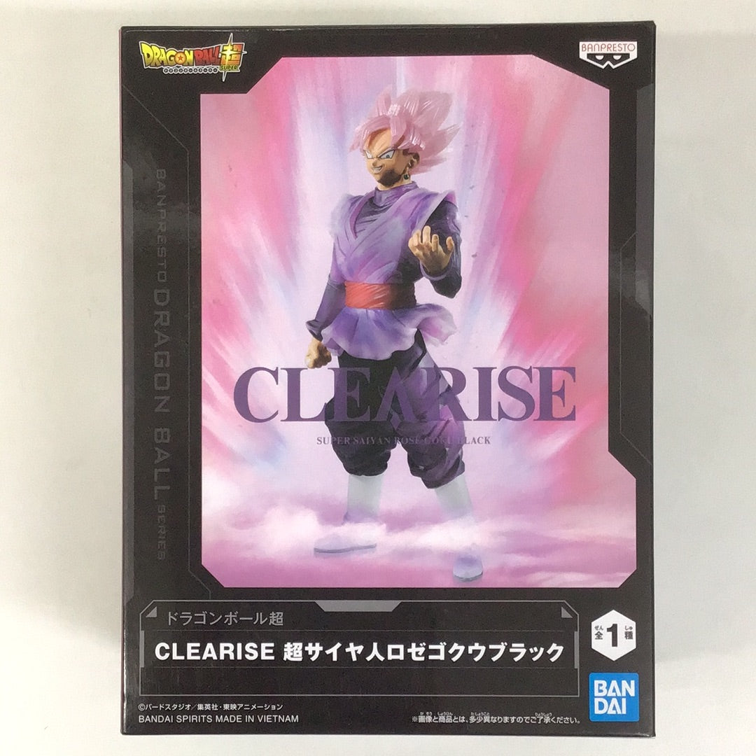 Prize Dragon Ball Super CLEARISE Super Saiyan Rose Goku Black