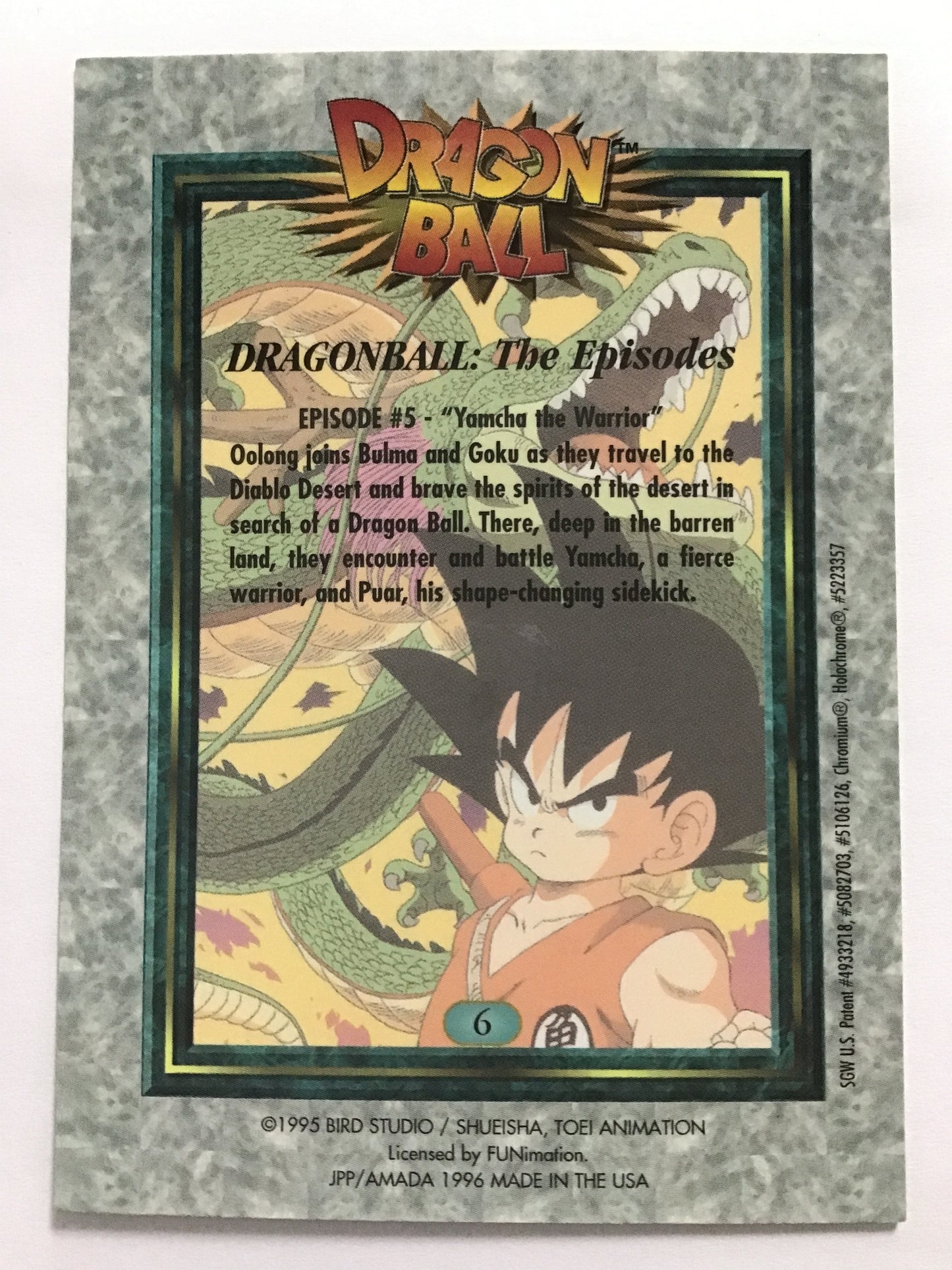 ドラゴンボール トレーディングコレクション アマダ USA版 6 亀仙人