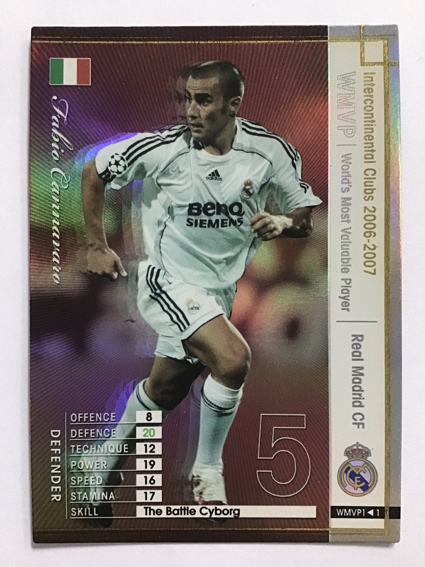 [JP] 06-07 ファビオ・カンナバロ/ファビオカンナバロ/ﾌｧﾋﾞｵｶﾝﾅﾊﾞﾛ - (06-07)WMVP1/1/06-07/WMVP