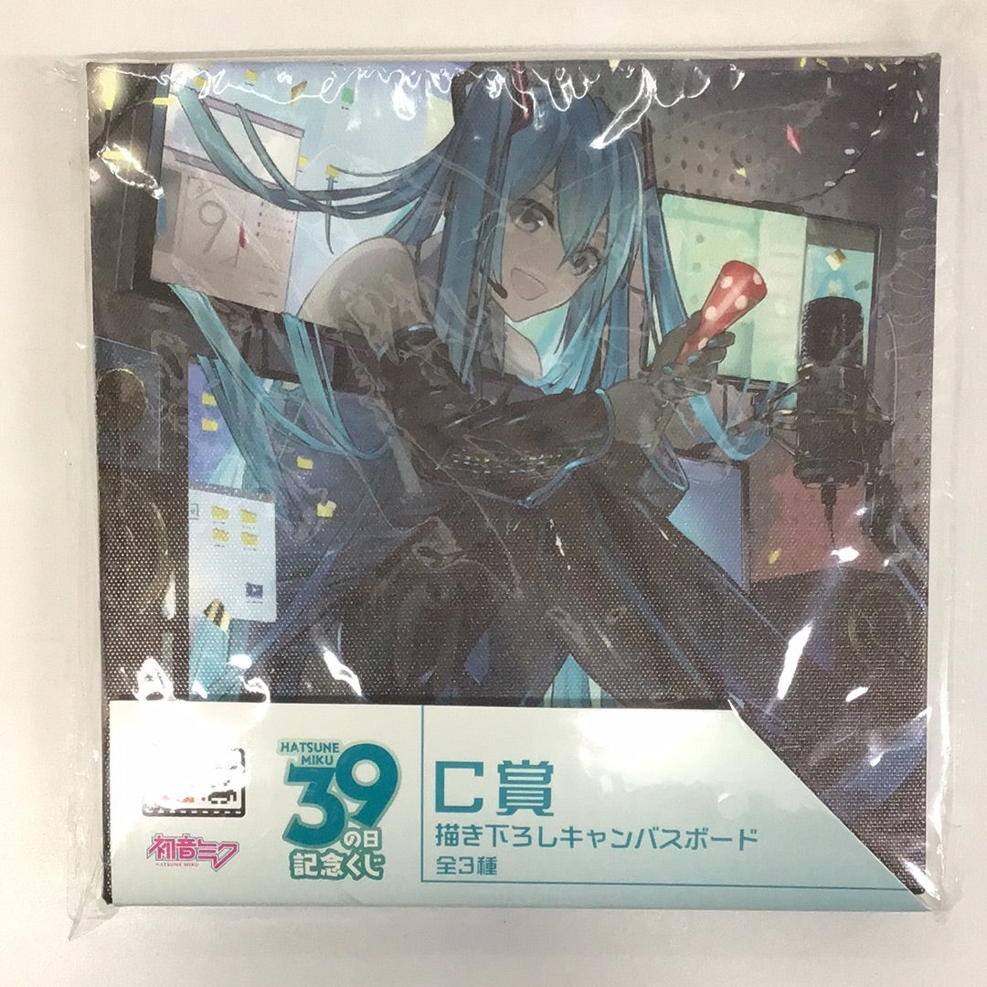 Taito Lottery Hatsune Miku 39 (Miku) Day Commemorative Lottery C Prize Original Canvas Board Hatsune Miku