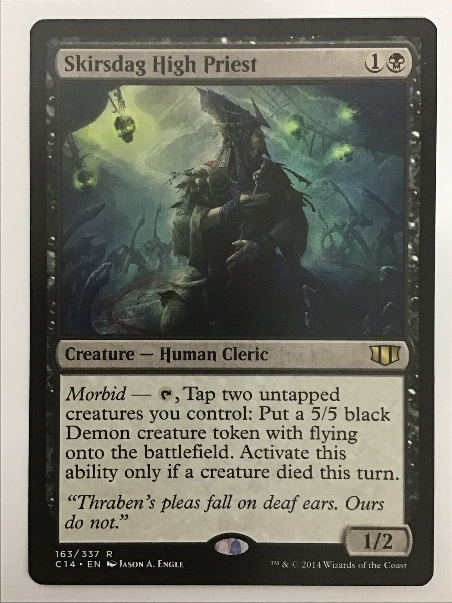 [EN] スカースダグの高僧/ｽｶｰｽﾀﾞｸﾞﾉｺｳｿｳ/Skirsdag High Priest - C14 163/337