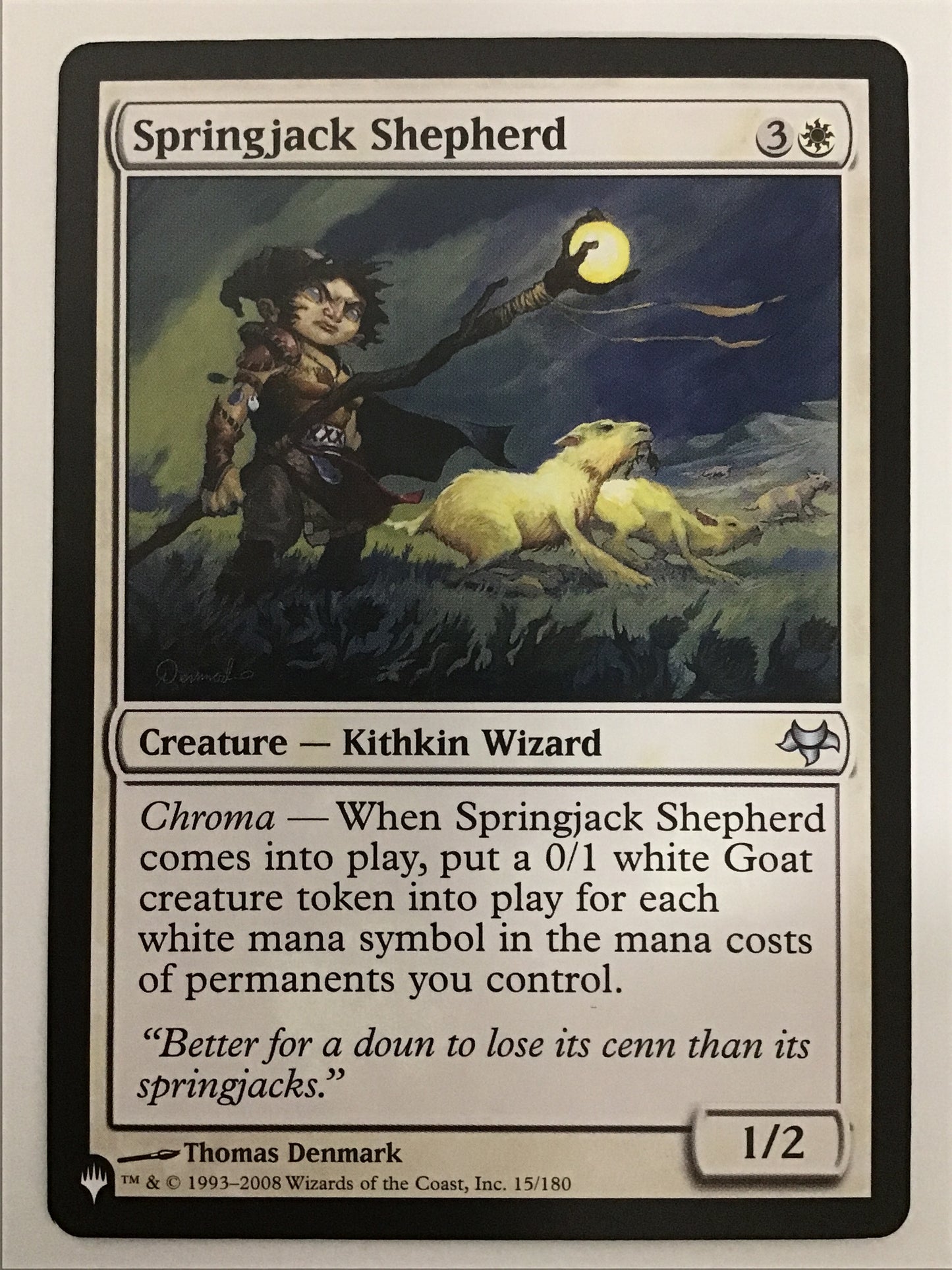 [EN] スプリングジャック飼い/ｽﾌﾟﾘﾝｸﾞｼﾞｬｯｸｶｲ/Springjack Sheph- EVE 015/180 LIST-015