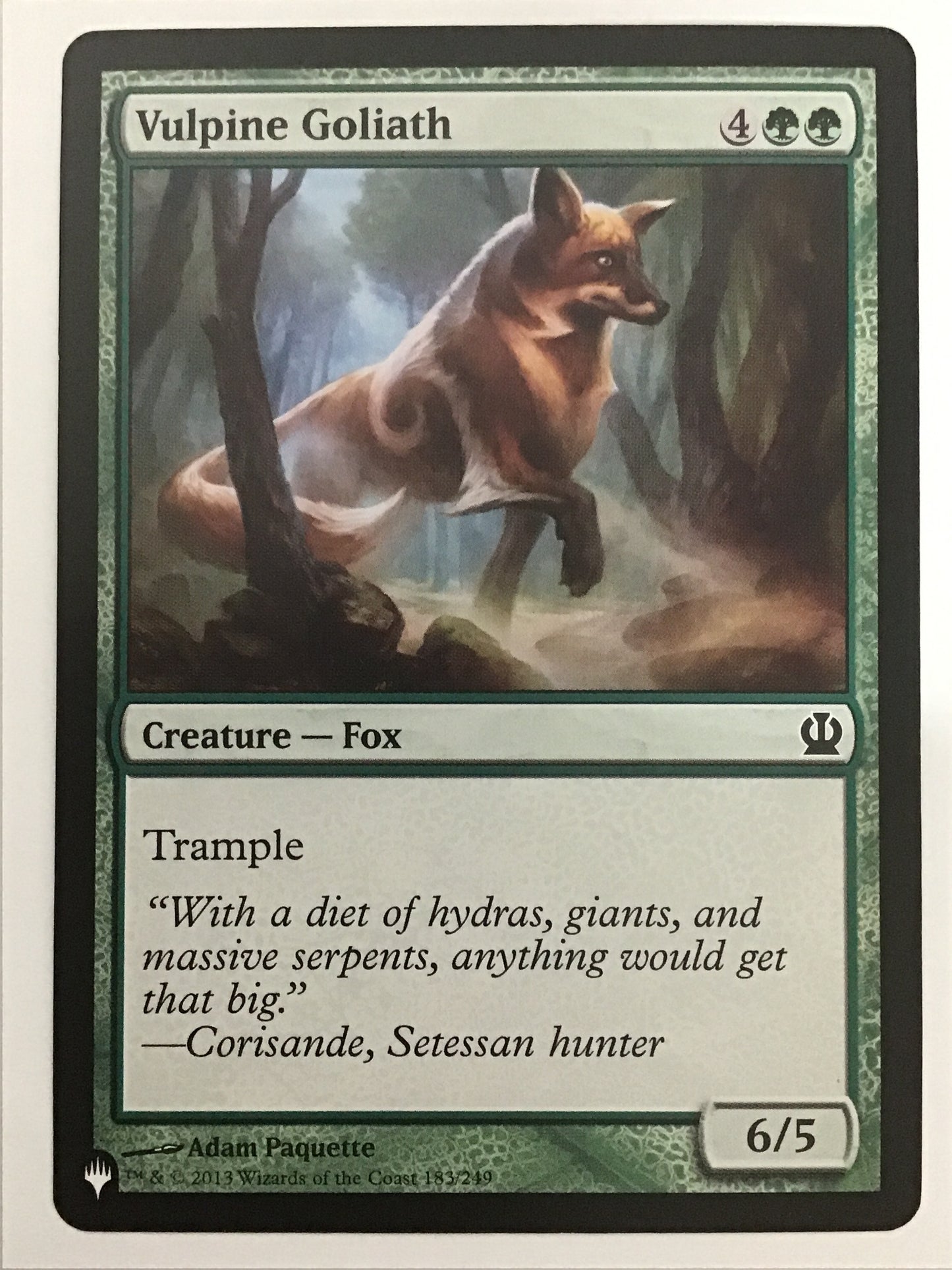[EN] 巨体の狐/ｷｮﾀｲﾉｷﾂﾈ/Vulpine Goliath- THS-183/249/ LIST-183