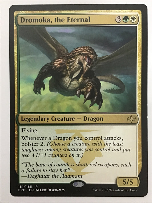 [EN] 永遠のドロモカ/ｴｲｴﾝﾉﾄﾞﾛﾓｶ/Dromoka, the Eternal - FRF 151/185