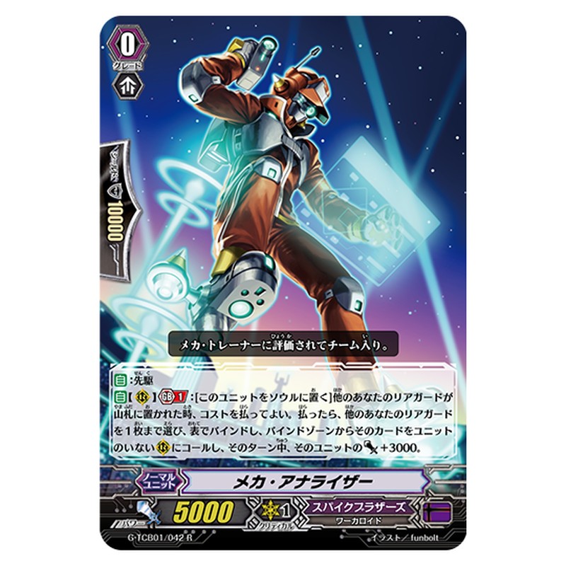 G-TCB01/042｜メカ・アナライザー｜cf-vanguard.com