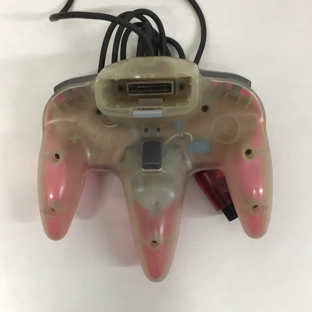 N64 NINTENDO64 コントローラーブロス (クリアレッド) NUS-005