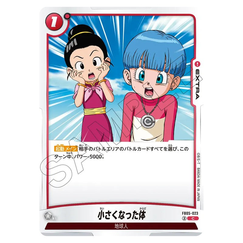 小さくなった体