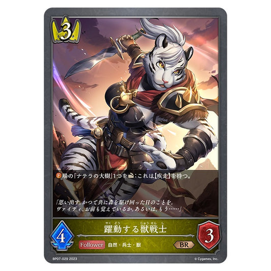 躍動する獣戦士