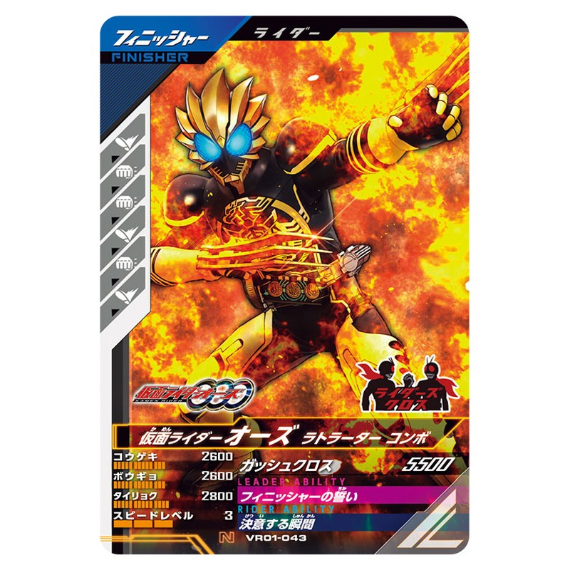 仮面ライダーオーズ ラトラーター コンボ