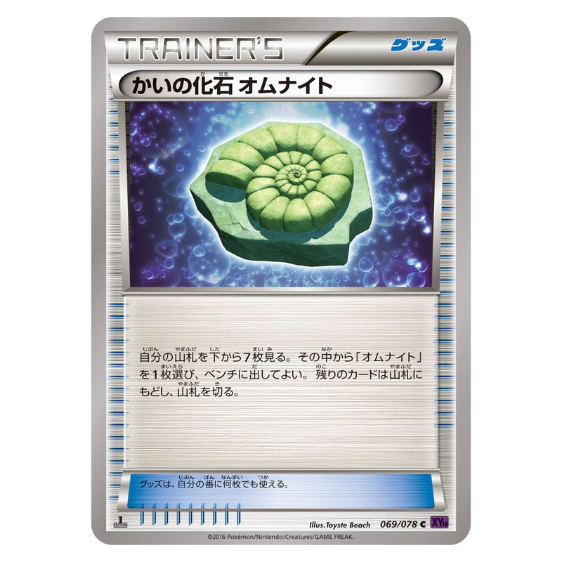 かいの化石 オムナイト