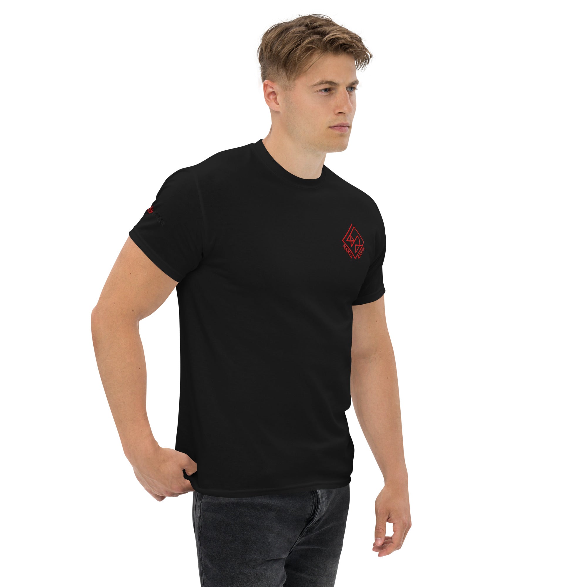 逆スポンサード ユニセックスクラシックTシャツ – NANYAKANYA