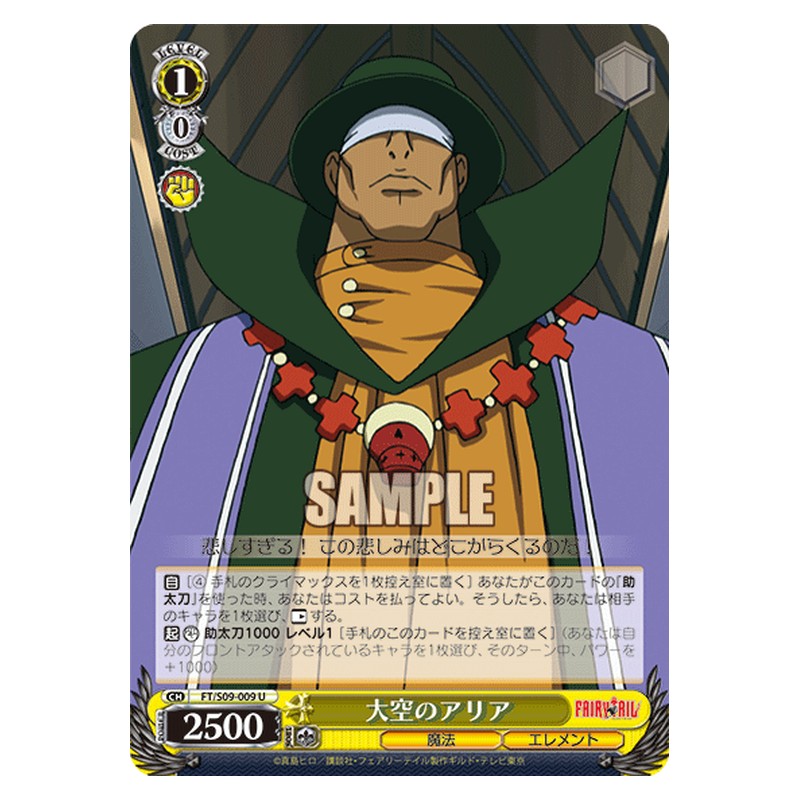 FT/S09-009 [JP] 大空のアリア Weiss Schwarz Japanese