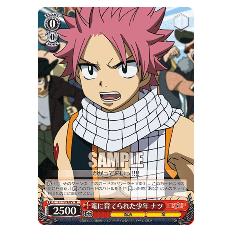 FT/S09-060 [JP] 竜に育てられた少年 ナツ Weiss Schwarz Japanese