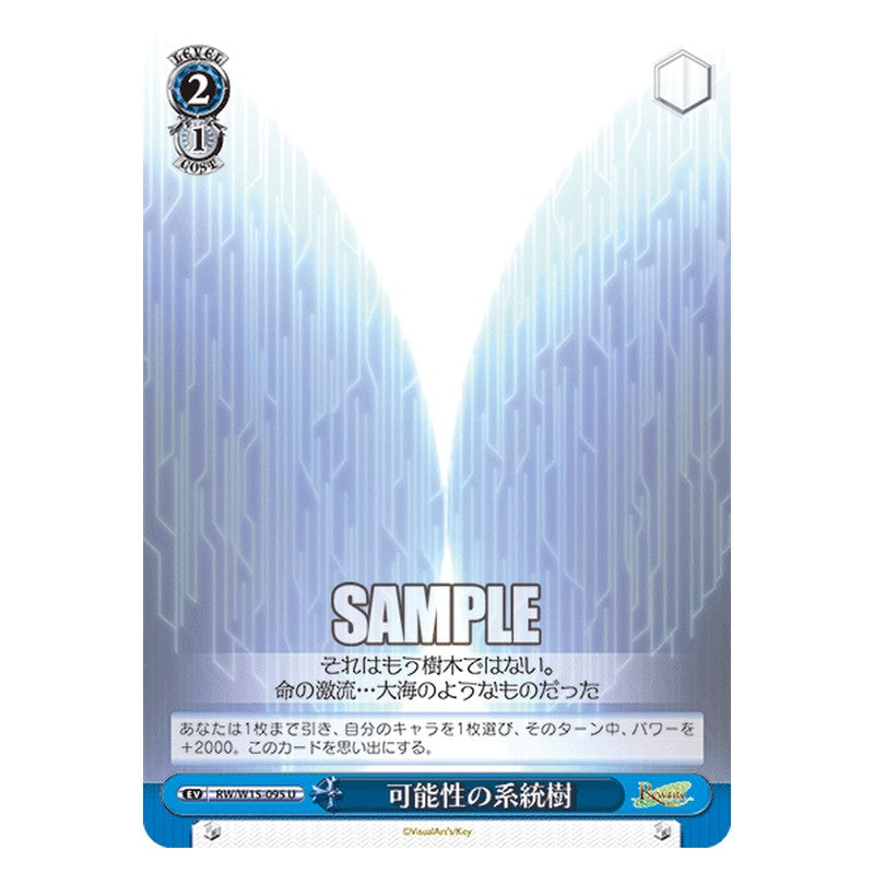RW/W15-095 [JP] 可能性の系統樹 Weiss Schwarz Japanese