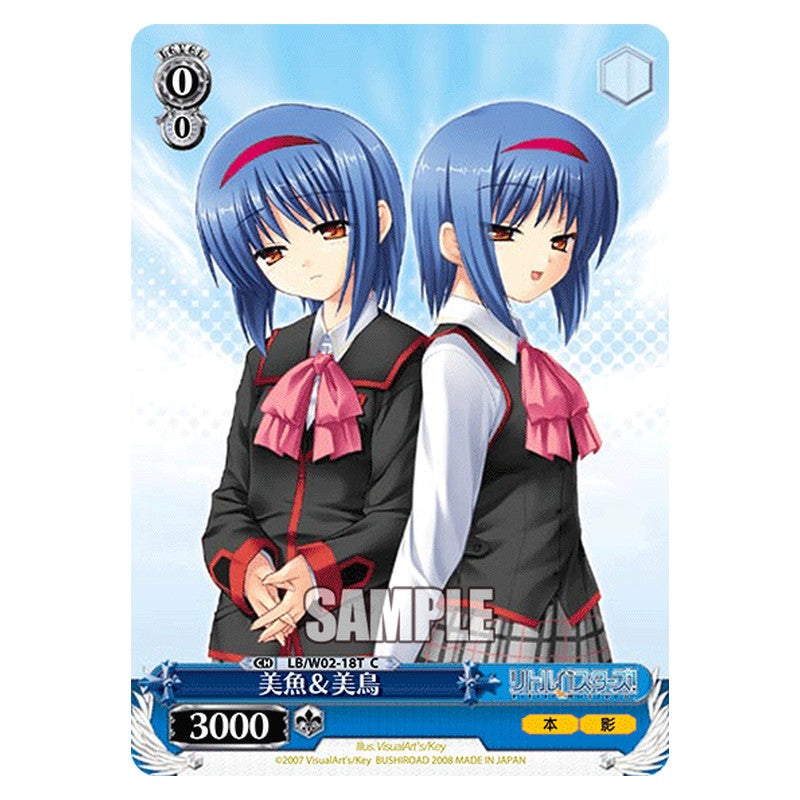 LB/W02-18T [JP] 美魚＆美鳥 Weiss Schwarz Japanese