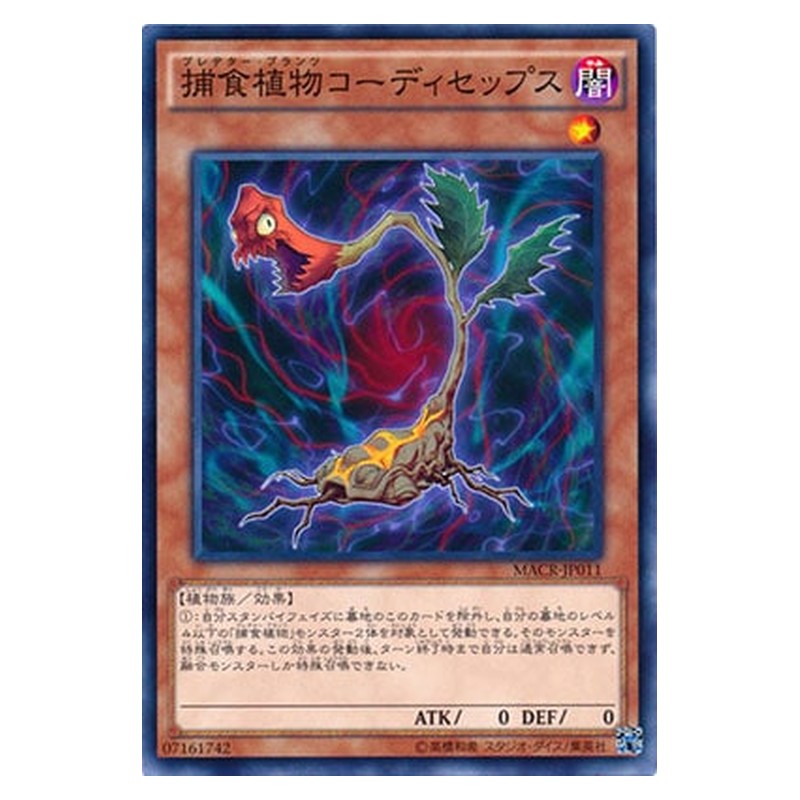 MACR-JP011 [JP] 捕食植物コーディセップス - N Predaplant Cordyceps Yu-Gi-Oh Card Japanese