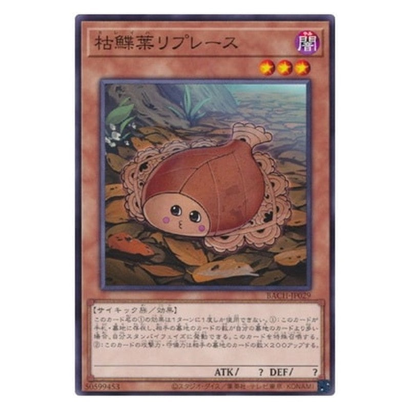BACH-JP029 [JP] 枯鰈葉リプレース - N Leafplace Plaice Yu-Gi-Oh Card Japanese