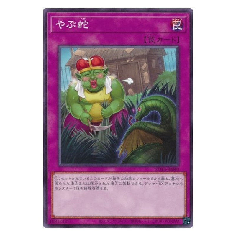 SD43-JP040 [JP] やぶ蛇 - N Waking the Dragon Yu-Gi-Oh Card Japanese