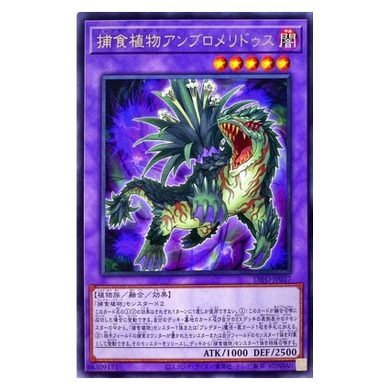 DIFO-JP037 [JP] 捕食植物アンブロメリドゥス - R Predaplant Ambulomelides Yu-Gi-Oh Card Japanese