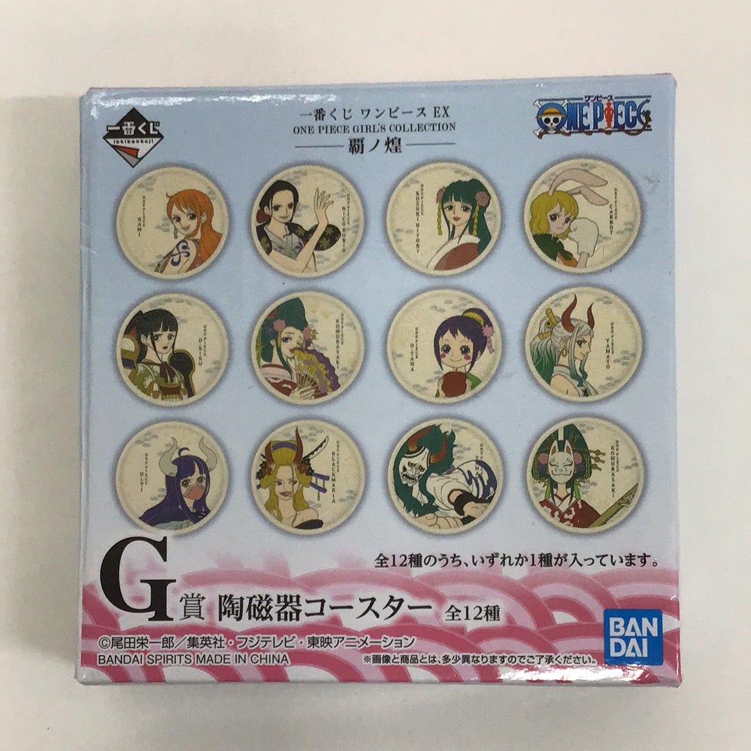 一番くじ ワンピース  EX ONE PIECE GIRL'S COLLECTION 覇ノ煌 G賞 陶磁器コースター お玉