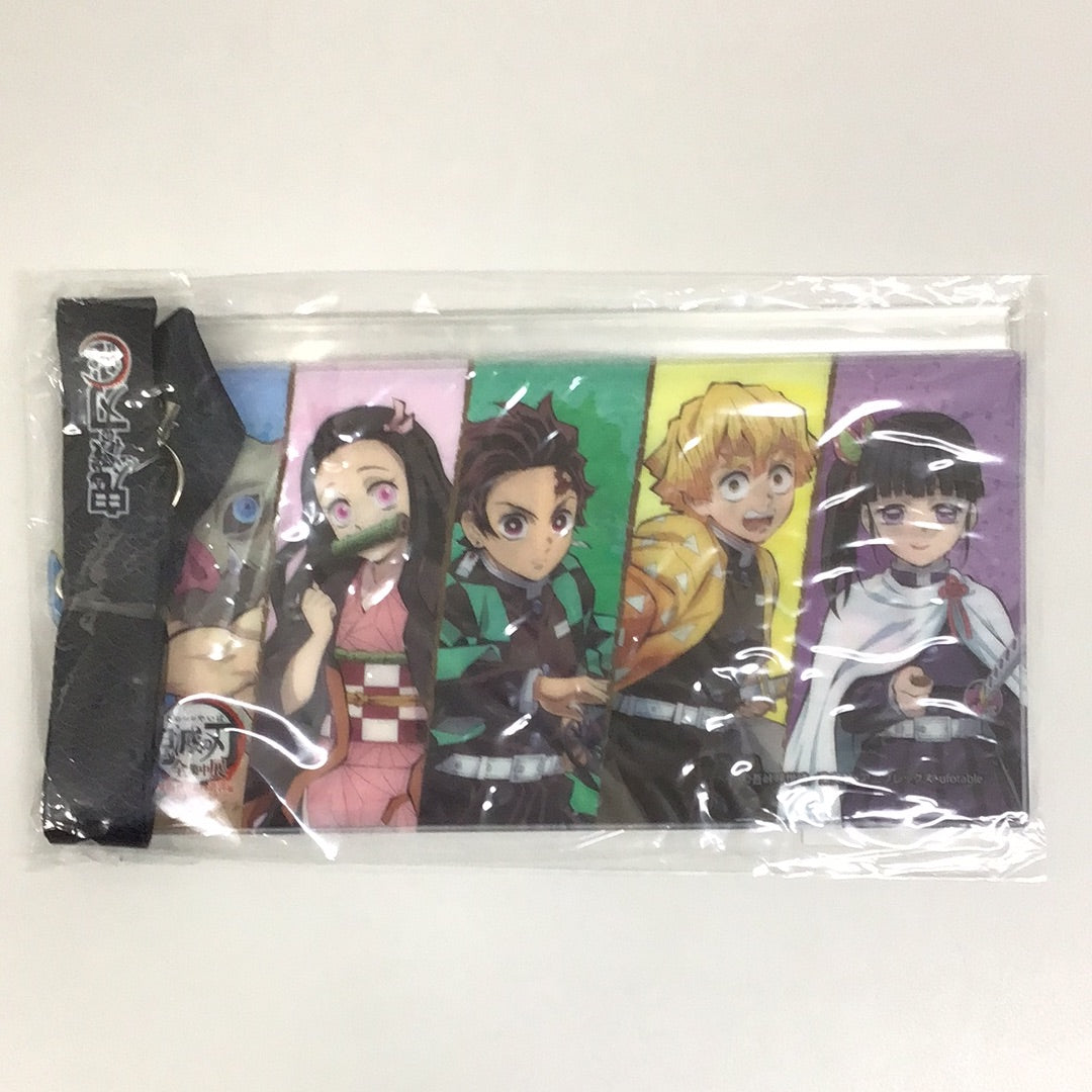 Demon Slayer: Kimetsu no Yaiba Complete Exhibition Mugen Train Edition Red Light District Edition Bonus Goods Neck Strap Slide Pouch Bandage Set