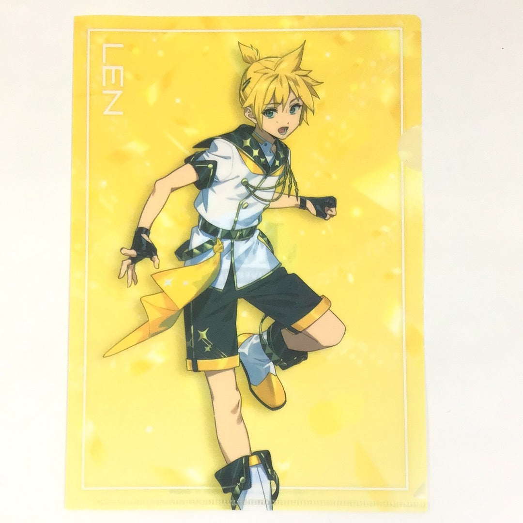 Entertainment Lottery Hatsune Miku 15th Anniversary Lottery Clear File Set Award Kagamine Len Large