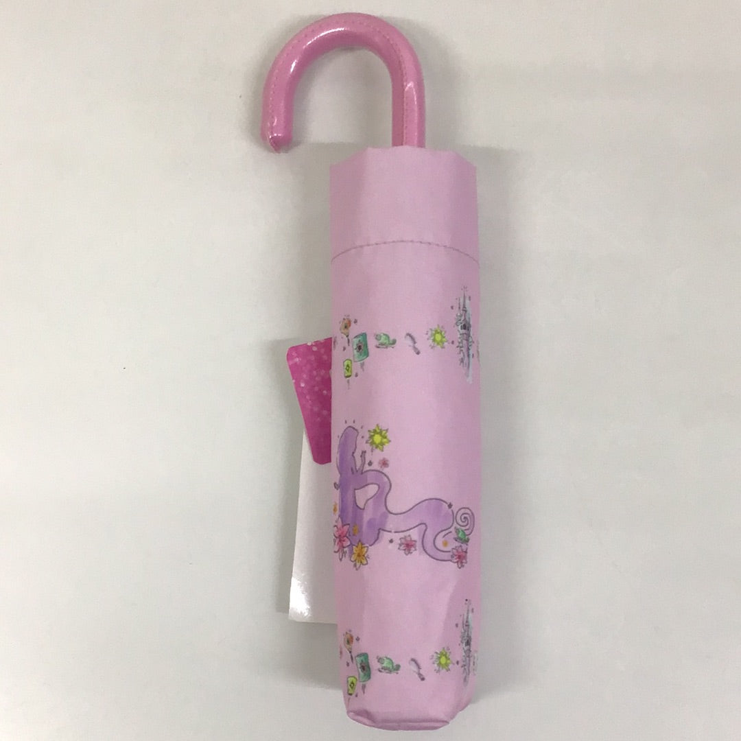 Disney Rapunzel Parasol Folding Umbrella Pink